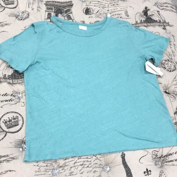 Abound Cold Shoulder Destroyed Tee - Picture 3 of 5